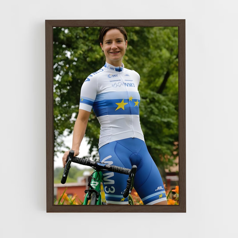 Poster La Cycliste Étoilée – affiche Cyclisme (vue 5)
